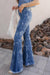 Kancan High-Rise Floral Flare Jeans