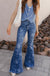 Kancan High-Rise Floral Flare Jeans