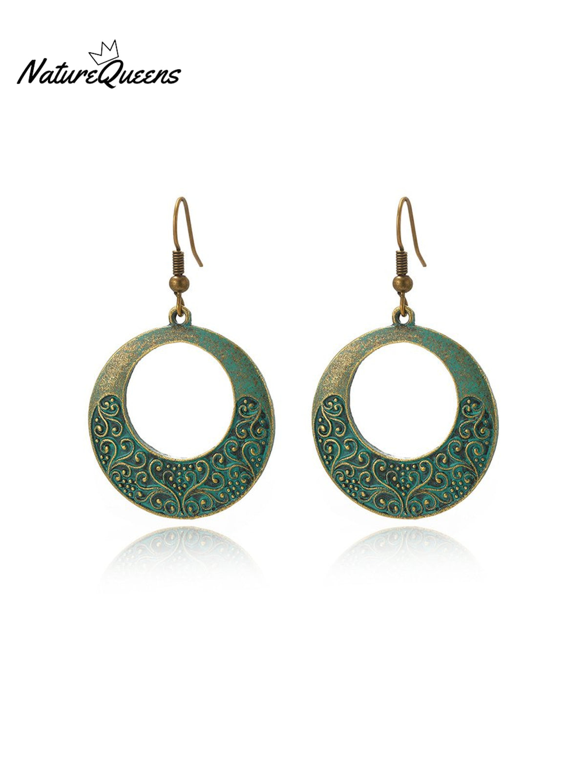 Boho Vintage Earrings 8 / Onesize