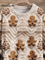 Christmas Gift Christmas Ginger Sugar Cookies Art Print Knit Pullover Sweater