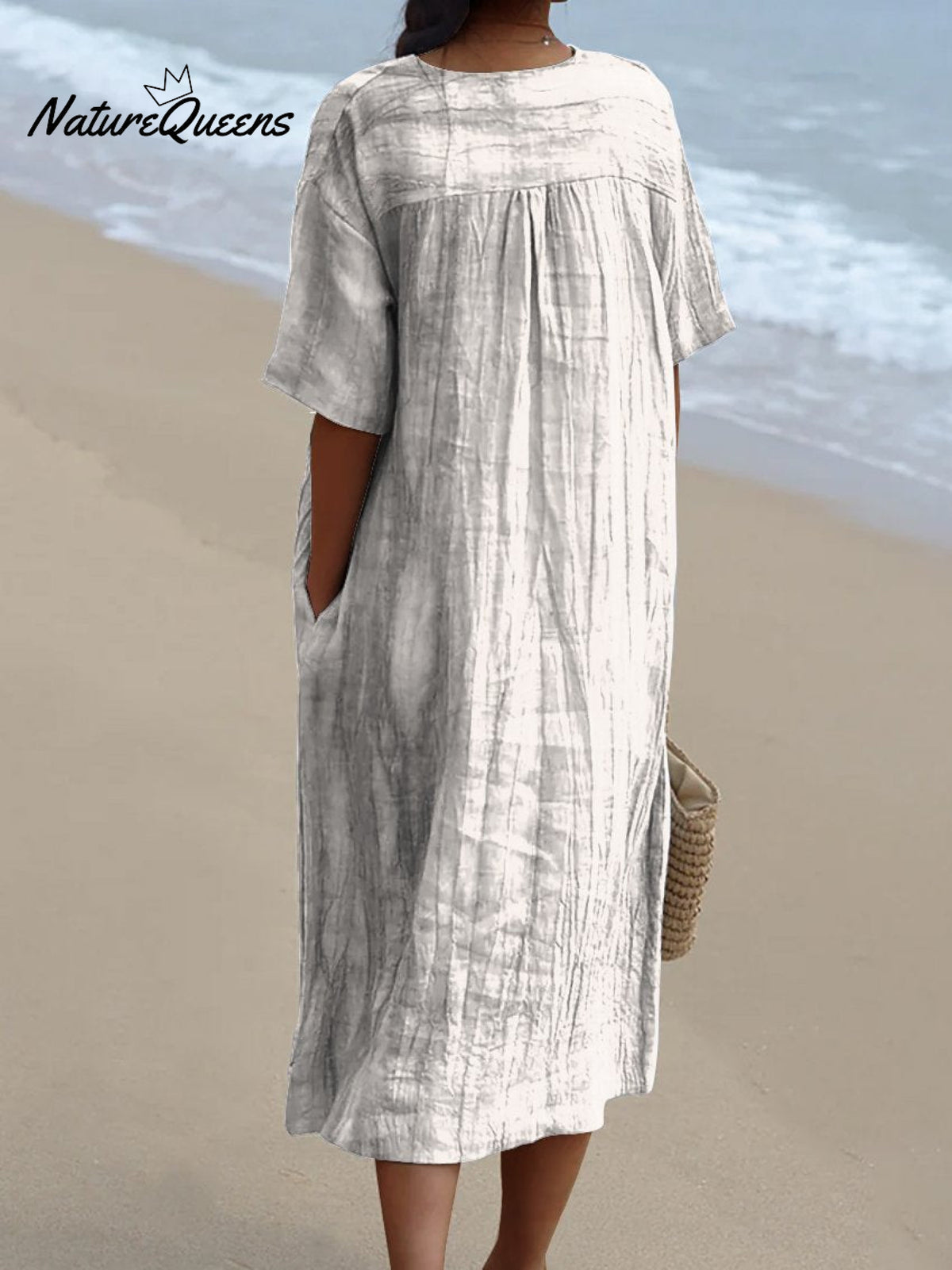 Women's Sardines Fish Art Vintage Fish Art Vintage Print Flowy Dress