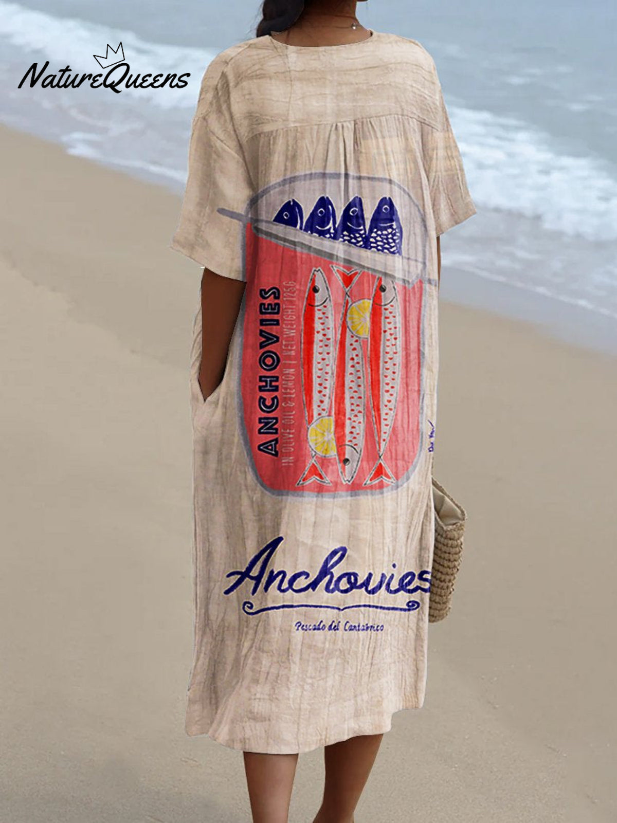 Women'sFishArt PrintCasual Dress