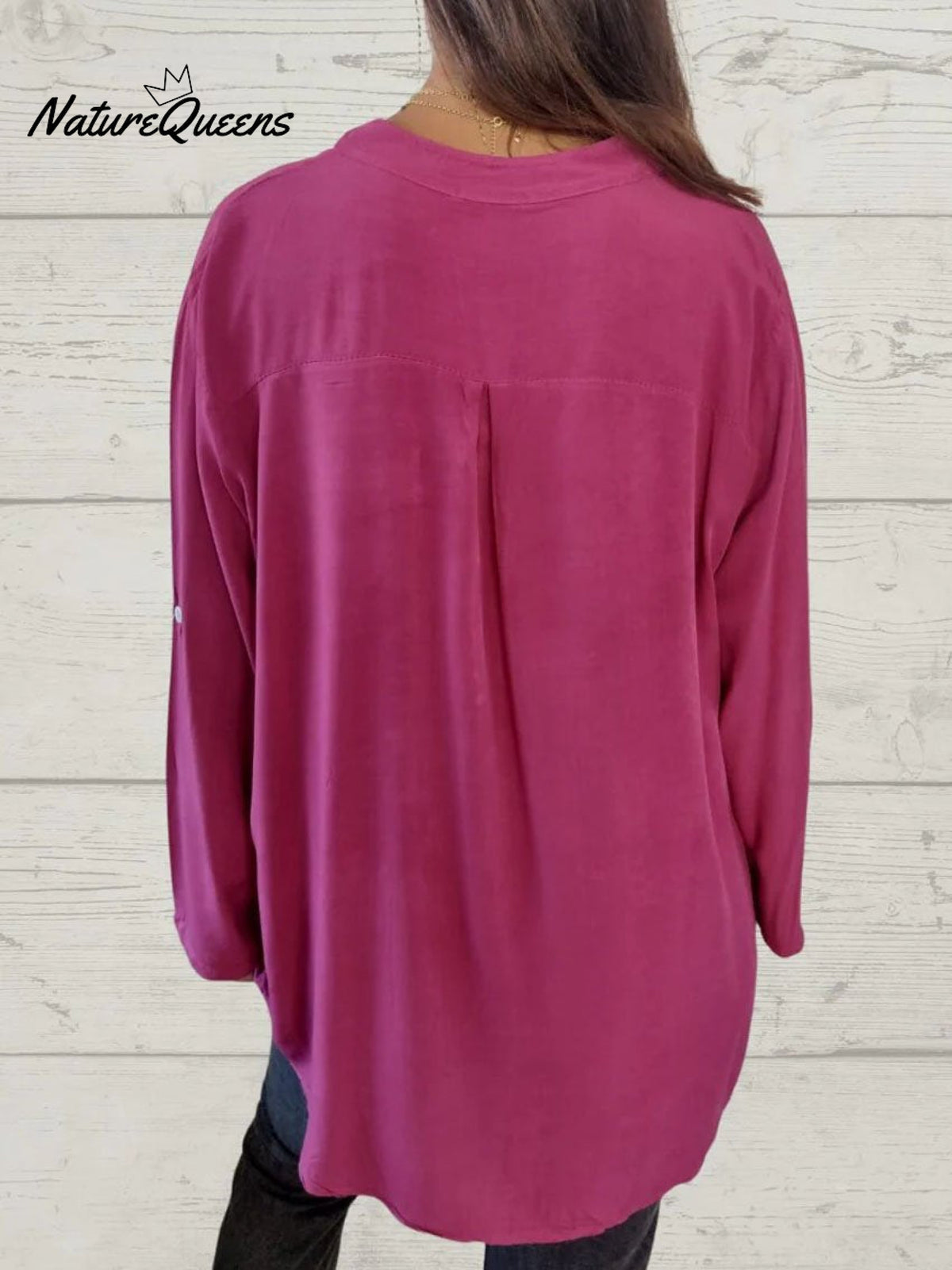 Women’s Casual Sequin Patchwork Shirt