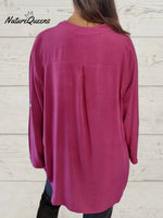 Women’s Casual Sequin Patchwork Shirt