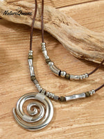 Swirl Totem Vintage Bohemian Necklace Onesize /
