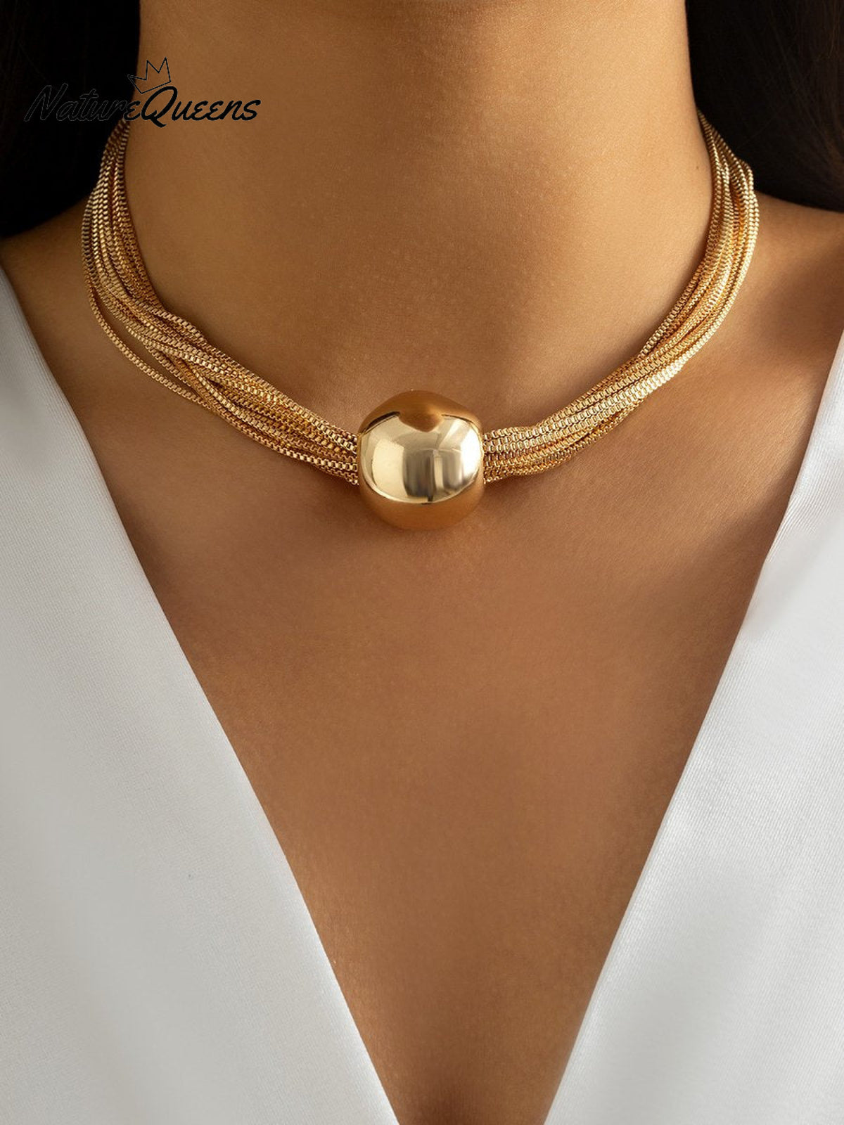 Punk Multi - Layered Necklace Bracelet