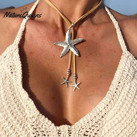 🎁 Boho Starfish Symbol Necklace (100% off)