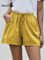 Women's Linen Casual Summer Shorts