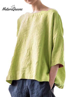 Cotton And Linen Vintage Fan Cover - Up Yellow / S