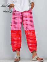 Women's Abstract Vibrant Bold Fun Colorful Geometric Stripes Art Print Flowy Dress