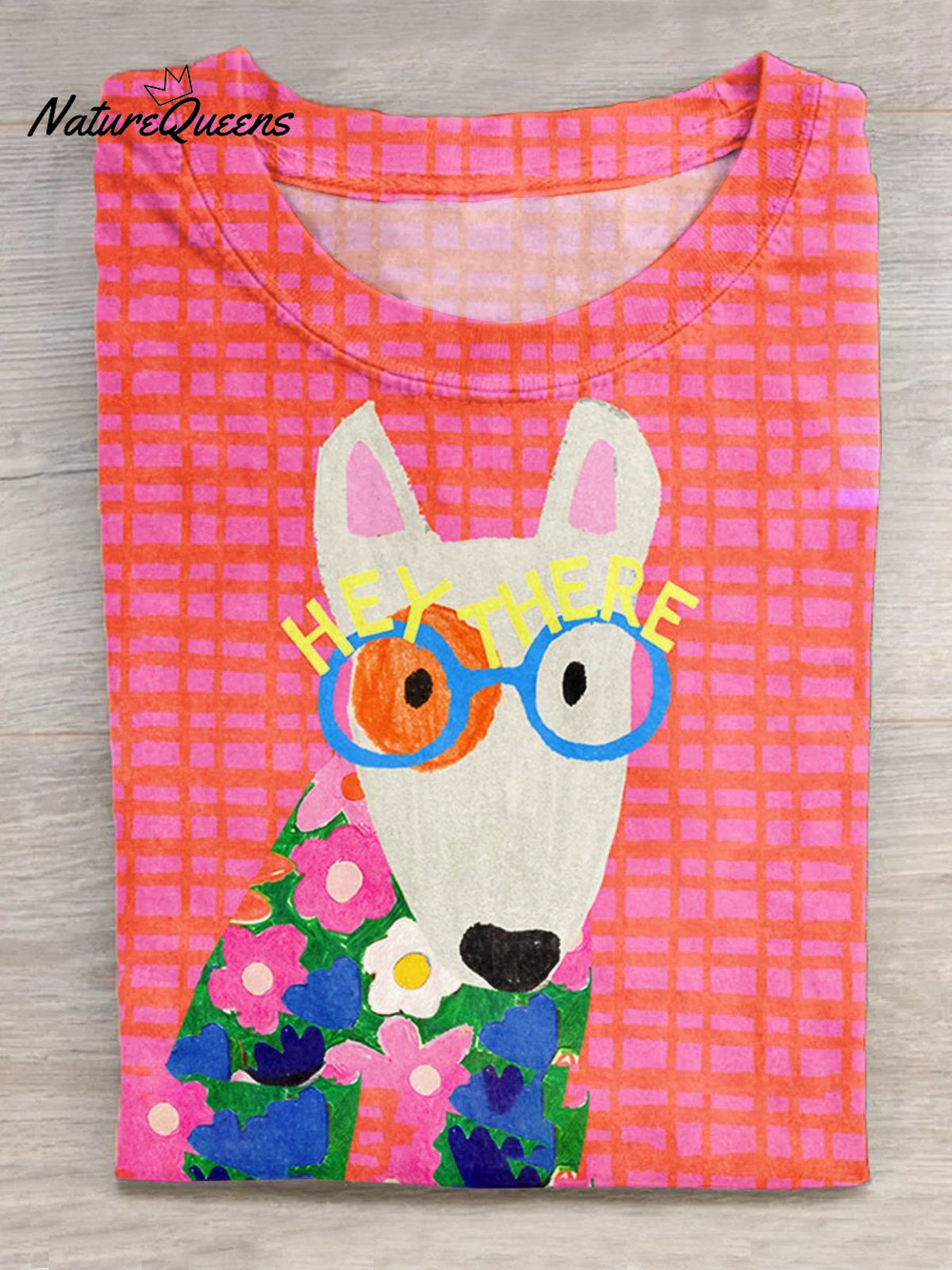 Funny Dog Art Print Casual T-shirt