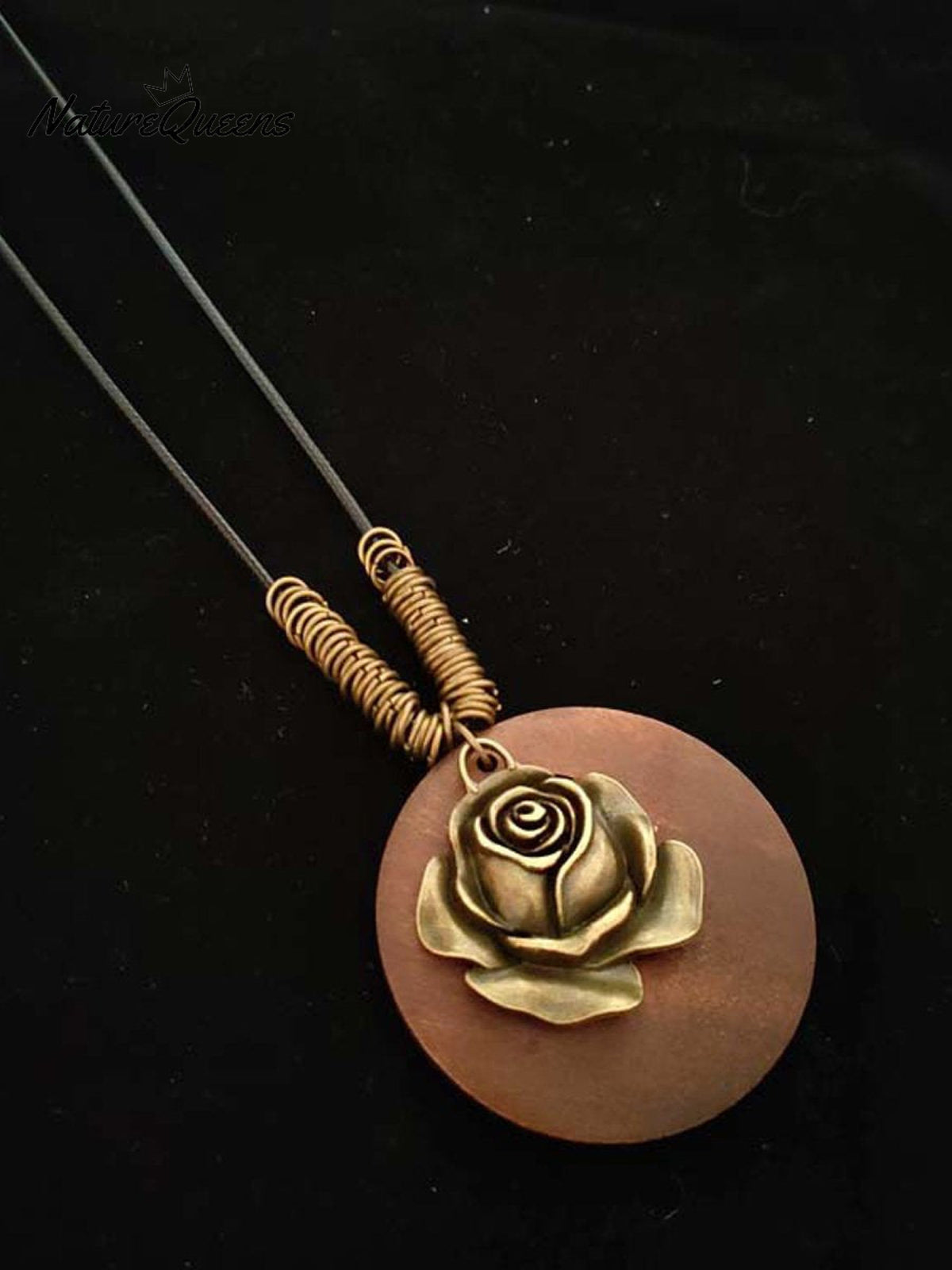 Women's Ethnic Style Wood And Alloy Long Chain Necklace