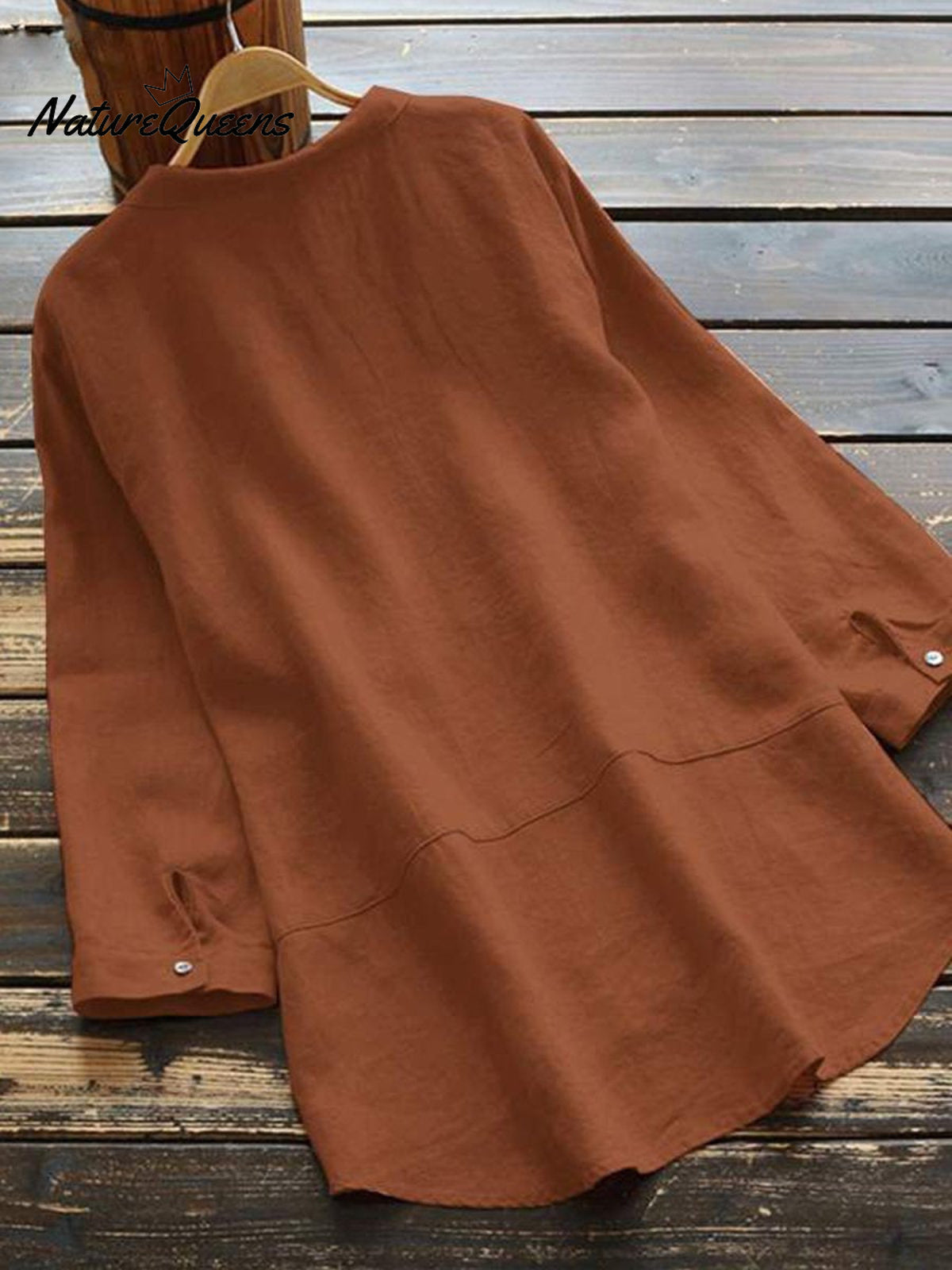 Women'sPlain ColorCasualTop