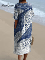 Women's FishArt PrintCasual Dress