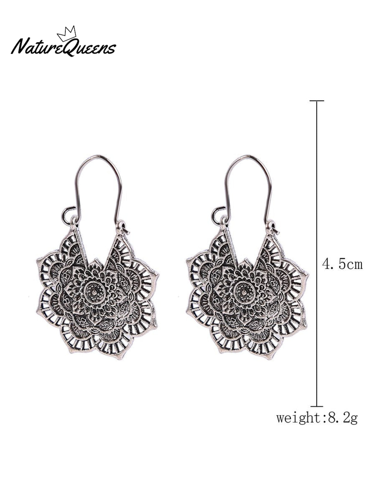 Boho Vintage Earrings 4 / Onesize