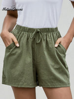Women's Linen Casual Summer Shorts