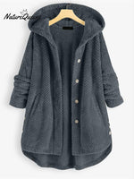 Women's Winter Hooded Velvet Jacket