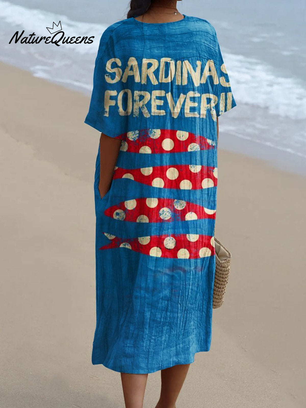 Women'sFishArt PrintCasual Dress