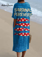 Women'sFishArt PrintCasual Dress