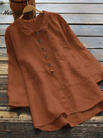 Women'sPlain ColorCasualTop