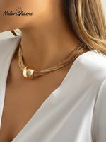 Punk Multi - Layered Necklace Bracelet 1 / Onesize