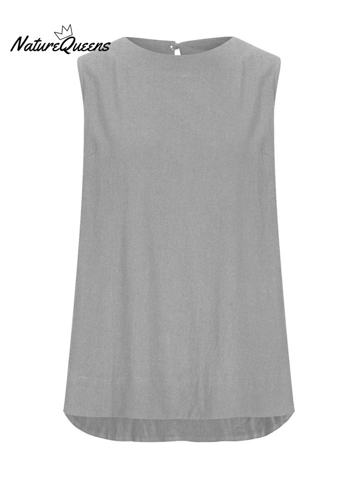 Women's Solid Color Loose Elegant Casual Sleeveless Tank Top