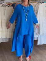 Women’s Solid Color Casual Suit Royal Blue / S