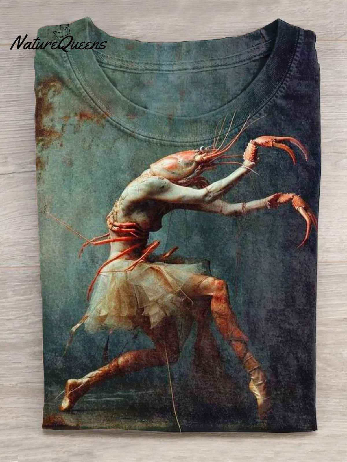 Dancing Lobster Art Print T-shirt