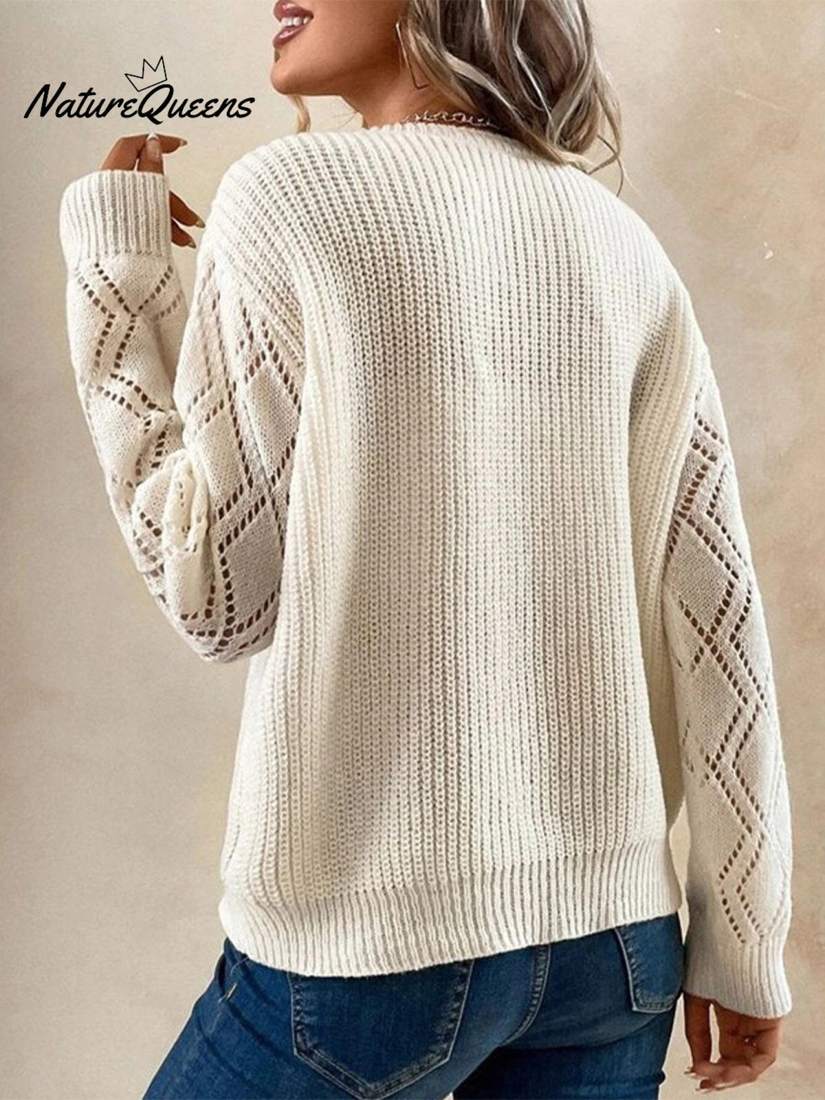 Casual Pullover Women's V-neck Knit