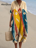 Women'sFishArt PrintCasual Dress