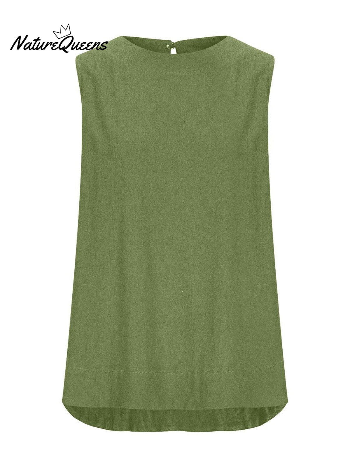Women's Solid Color Loose Elegant Casual Sleeveless Tank Top