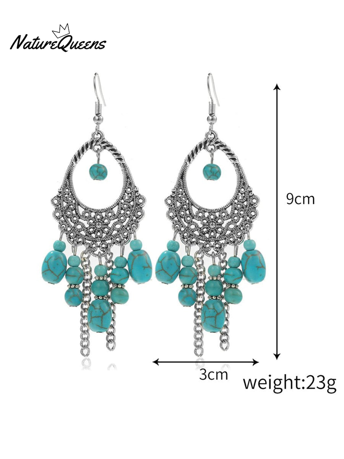 Boho Vintage Earrings 11 / Onesize