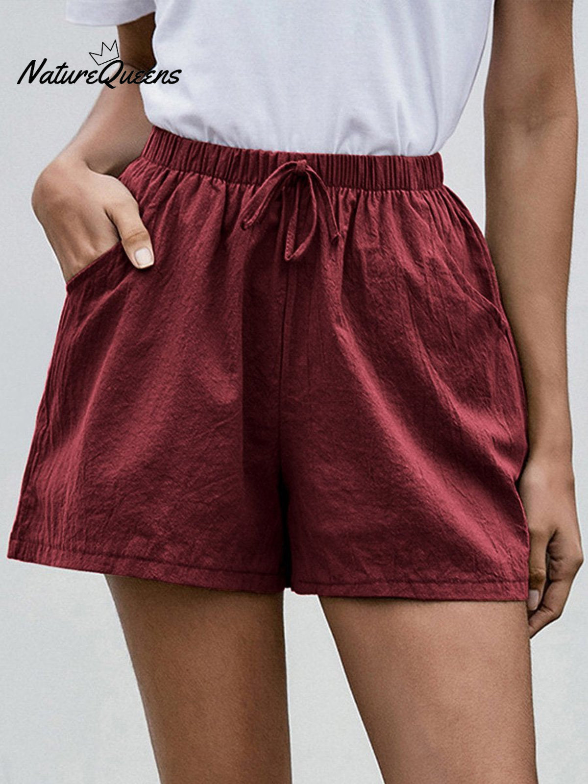 Women's Linen Casual Summer Shorts