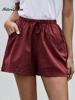 Women's Linen Casual Summer Shorts