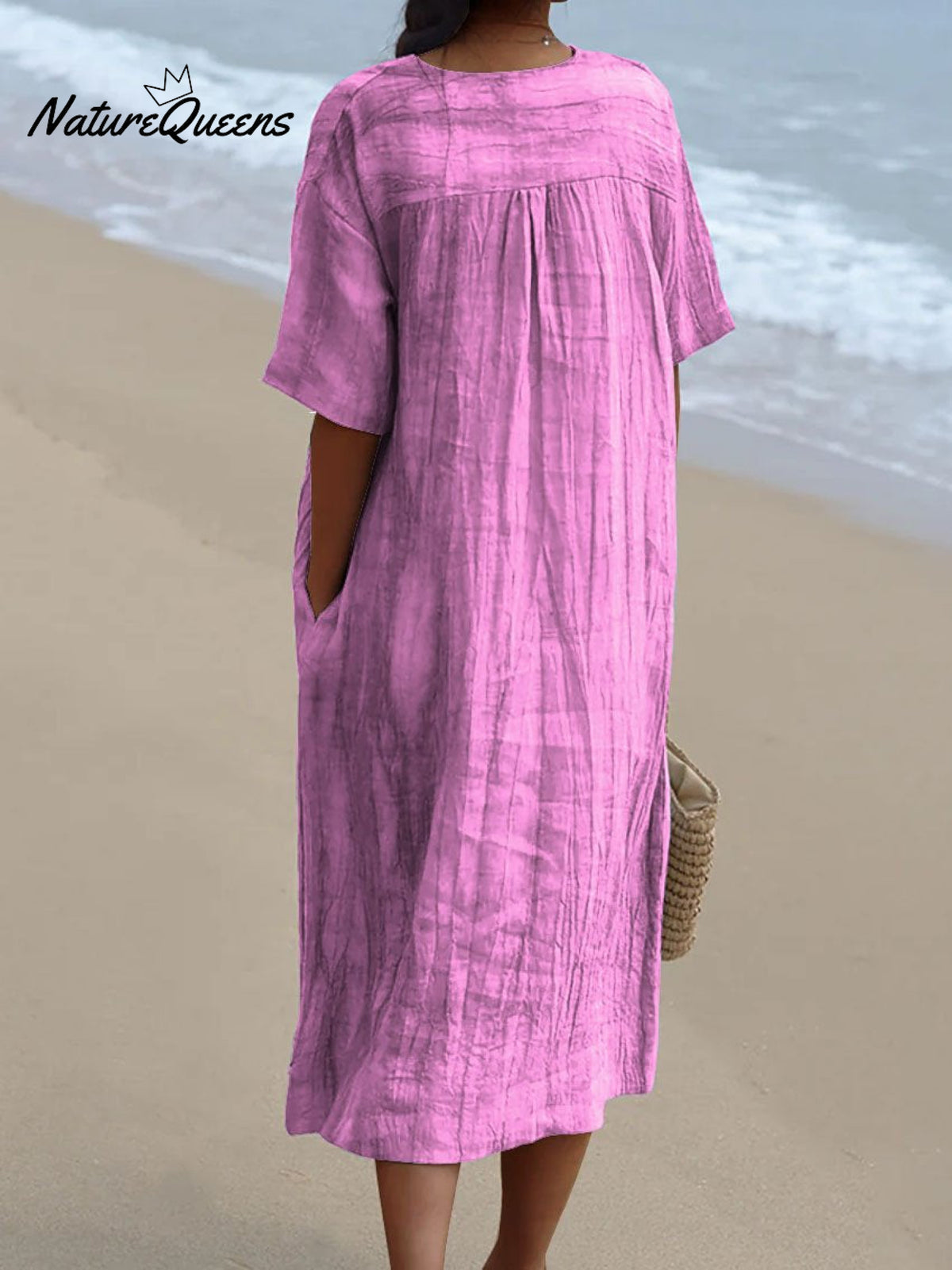 Women's Vintage Lovely Sardines Art Print Flowy Dress