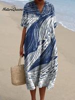 Women's FishArt PrintCasual Dress