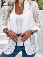 Women's Spring and Summer Lace Suit Jacket