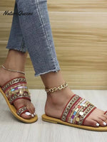 Women’s Set - Toe Bohemian Ethnic Slippers