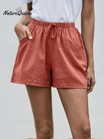 Women's Linen Casual Summer Shorts