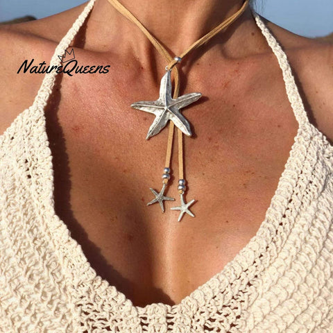 Boho Starfish Symbol Necklace