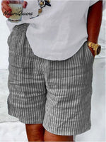 Women’s Cotton And Linen Style Mid - Pants Grey / S