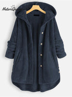 Women's Winter Hooded Velvet Jacket