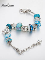 Vacation Style Fashion Turtle Starfish Big Hole Beaded Bracelet