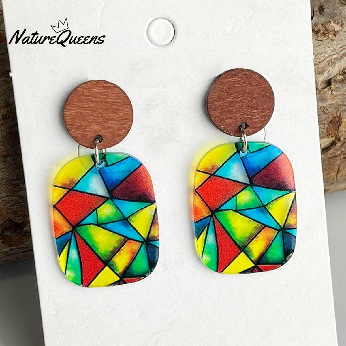Women'sWindow Grille Elements Earrings