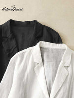 Women's Cotton and Linen Spring And Sumnmer Suit Jacket