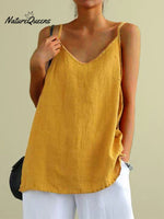 New Cotton And Linen Camisoles For Women In Summer