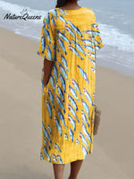 Women'sFishArt PrintCasual Dress