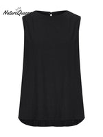 Women's Solid Color Loose Elegant Casual Sleeveless Tank Top