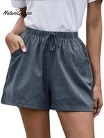 Women's Linen Casual Summer Shorts
