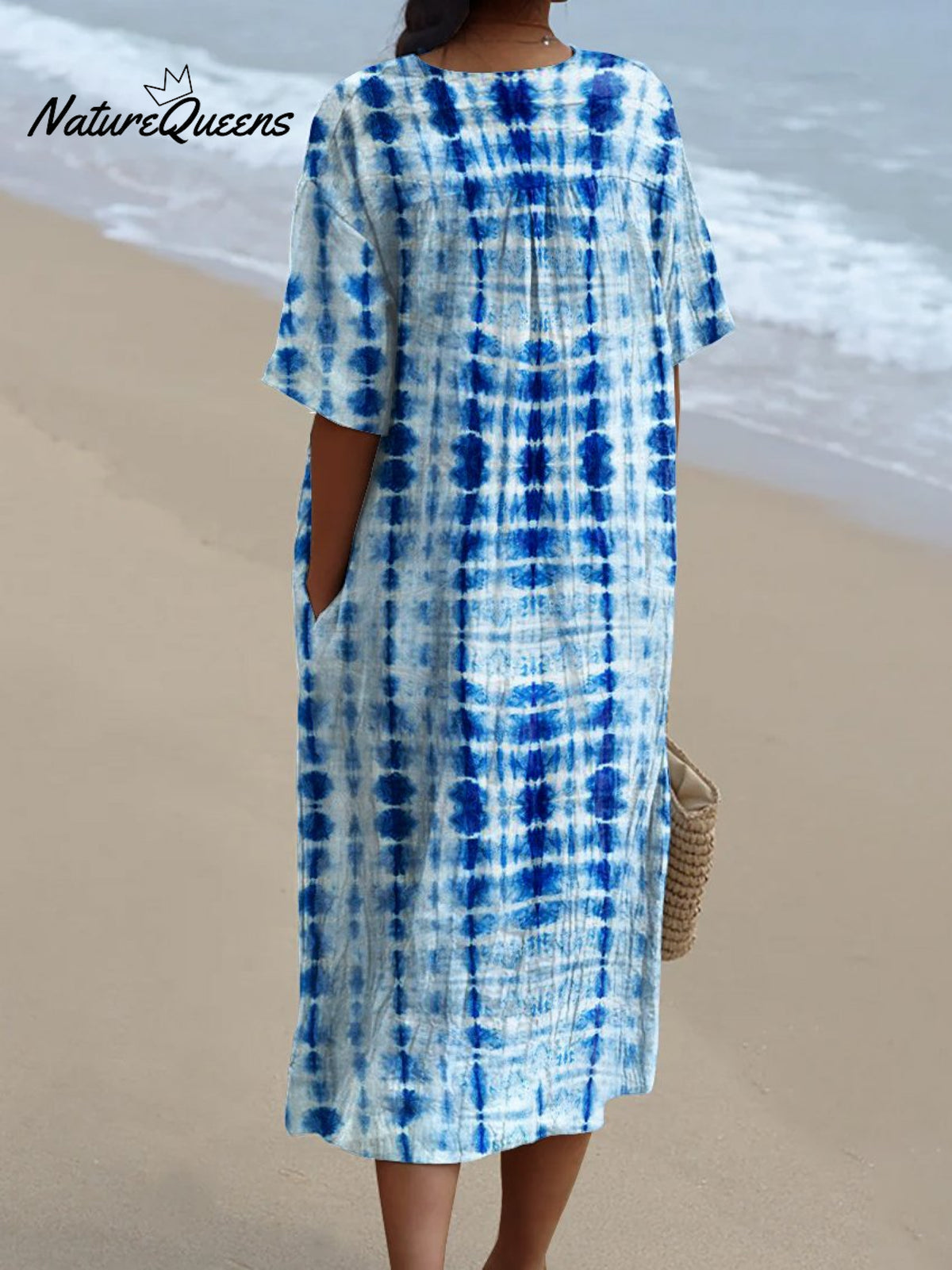 Women'sTie DyeArt PrintCasual Dress